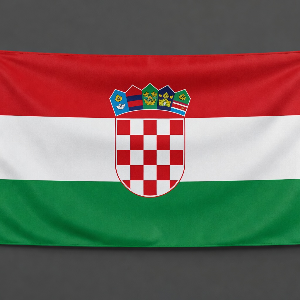 National flag of Croatia