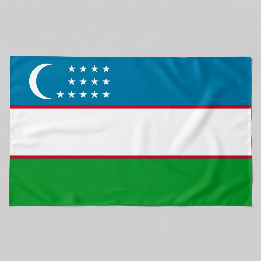 National flag of Uzbekistan